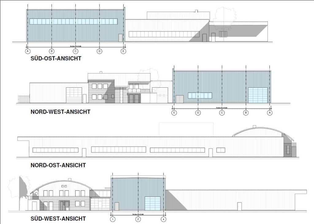 Poggengerd Zerspanungstechnologie - Lageplan Neue Halle